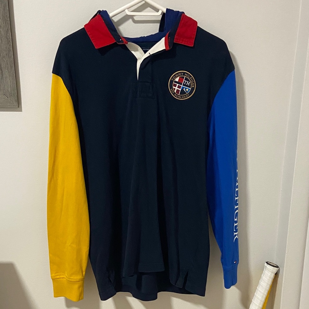 Tommy Hilfiger Polo Sailing Hooded Rugby Shirt
